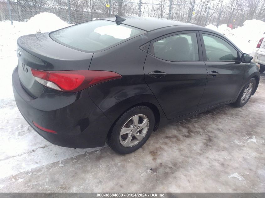 KMHDH4AE3FU265214 | 2015 HYUNDAI ELANTRA