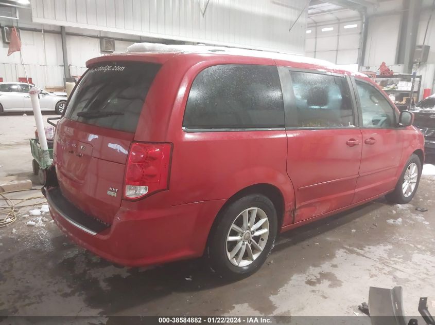 2014 DODGE GRAND CARAVAN SXT - 2C4RDGCG1ER127933