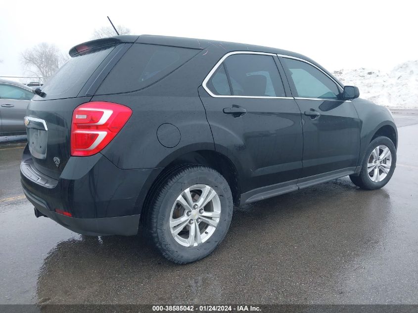 2017 CHEVROLET EQUINOX LS - 2GNALBEK0H1556883
