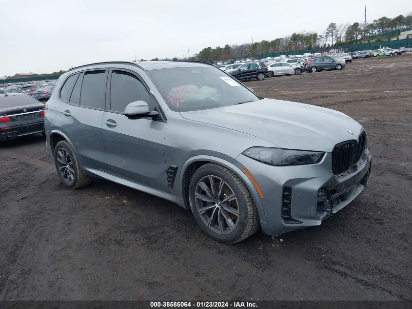 Lot #2570973545 2024 BMW X5 XDRIVE40I salvage car