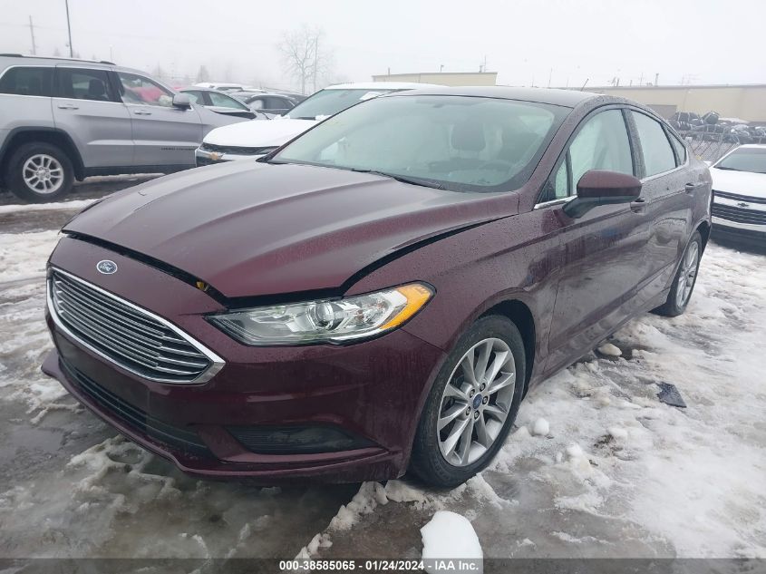 2017 FORD FUSION SE - 3FA6P0H78HR184841