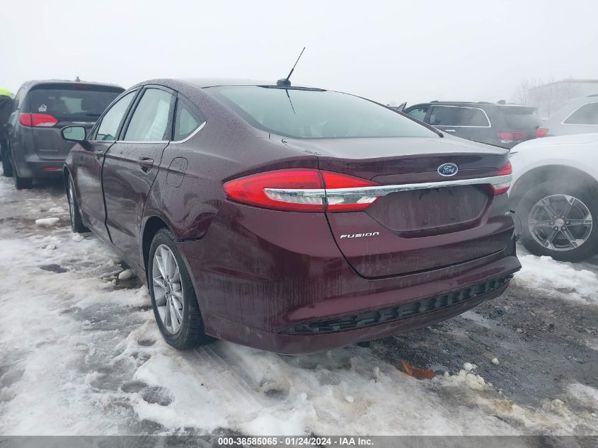 2017 FORD FUSION SE - 3FA6P0H78HR184841