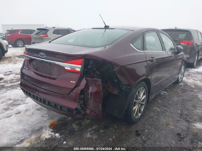 2017 FORD FUSION SE - 3FA6P0H78HR184841