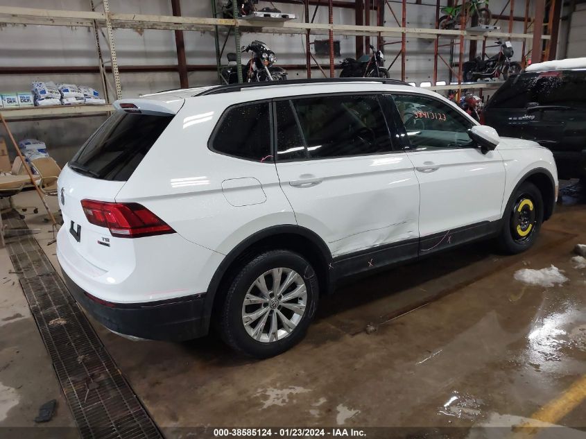 2018 VOLKSWAGEN TIGUAN S - 3VV0B7AX5JM080071