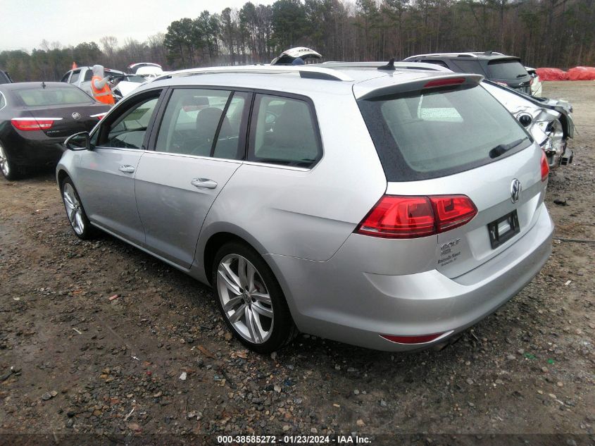 2017 VOLKSWAGEN GOLF SPORTWAGEN TSI SEL - 3VWC17AU1HM500663