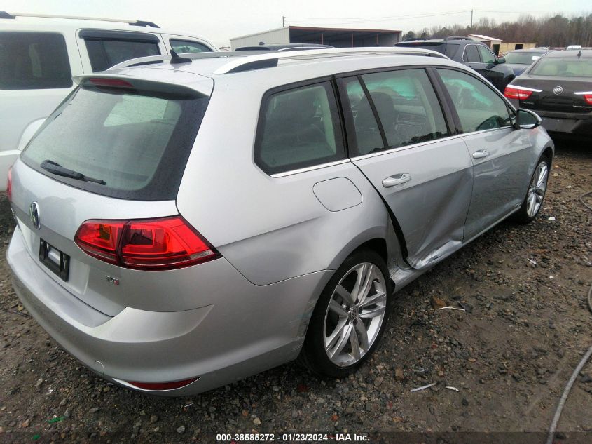 2017 VOLKSWAGEN GOLF SPORTWAGEN TSI SEL - 3VWC17AU1HM500663