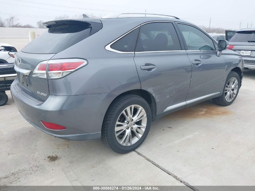 2013 LEXUS RX 350 350 - JTJZK1BA9D2415922