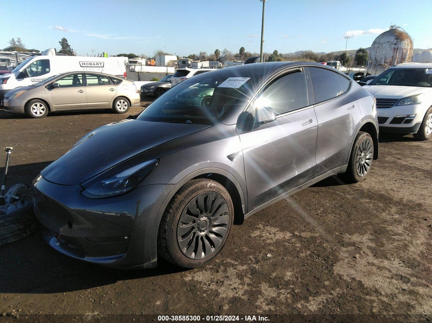 VIN 7SAYGDEE7PF792317 2023 TESLA MODEL Y AWD/LONG RANGE DUAL MOTOR ALL-WHEEL DRIVE