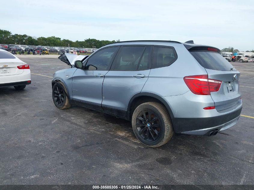 2013 BMW X3 XDRIVE28I - 5UXWX9C55D0A22780