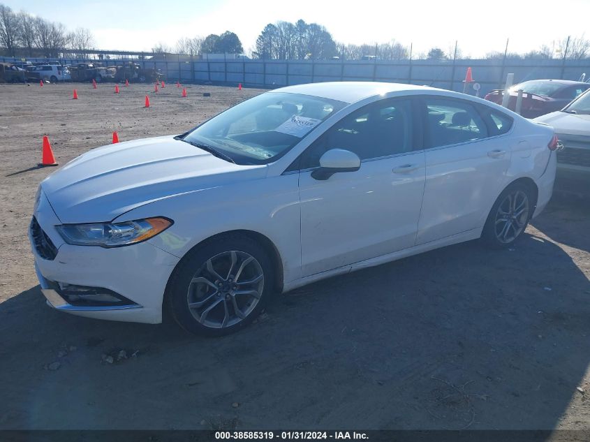 2017 FORD FUSION S - 3FA6P0G76HR147076