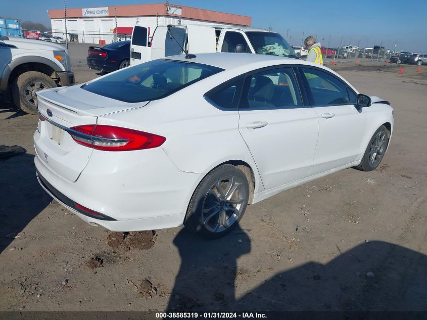 2017 FORD FUSION S - 3FA6P0G76HR147076