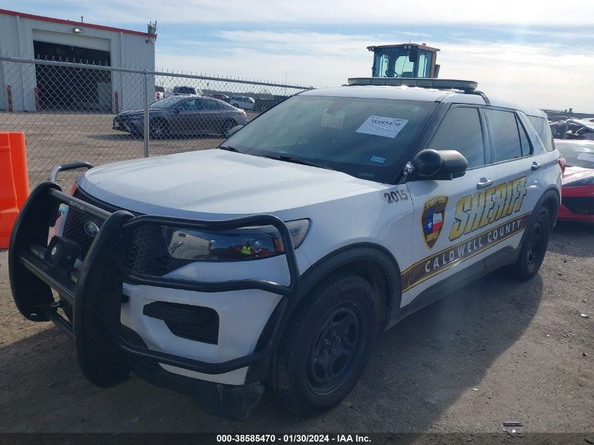 2020 FORD POLICE INTERCEPTOR UTILITY 1FM5K8AB6LGC51143