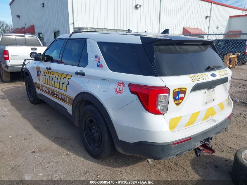 2020 FORD POLICE INTERCEPTOR UTILITY 1FM5K8AB6LGC51143