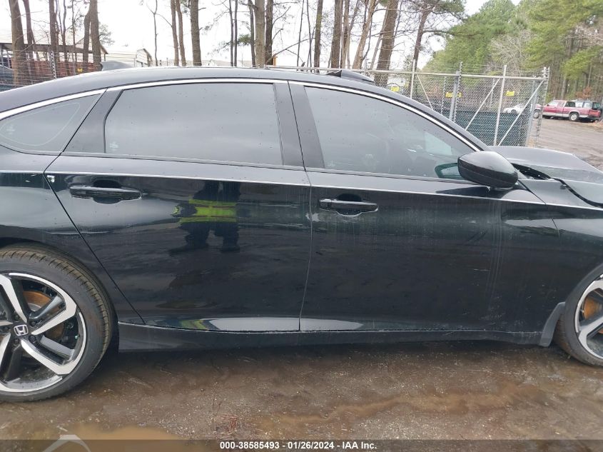 2022 HONDA ACCORD SPORT - 1HGCV2F34NA021240