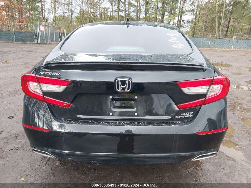 2022 HONDA ACCORD SPORT - 1HGCV2F34NA021240
