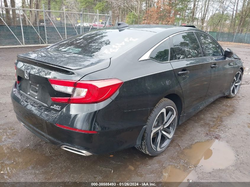 2022 HONDA ACCORD SPORT - 1HGCV2F34NA021240