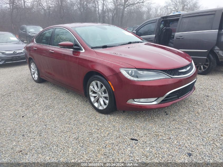 2015 CHRYSLER 200 C - 1C3CCCCG3FN514357