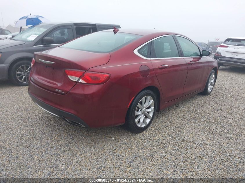 2015 CHRYSLER 200 C - 1C3CCCCG3FN514357