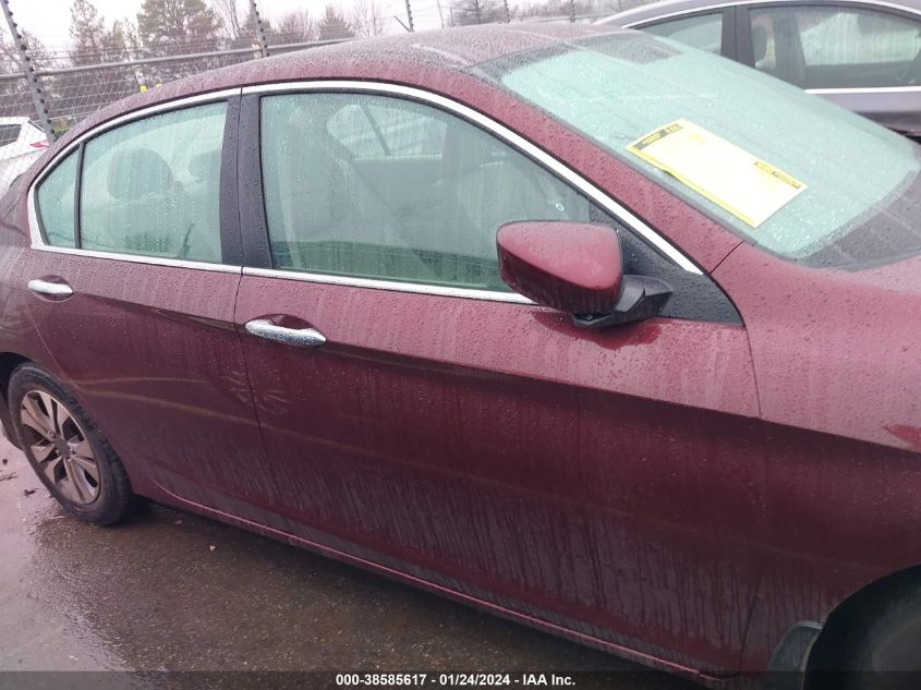 2014 HONDA ACCORD LX - 1HGCR2F37EA070128