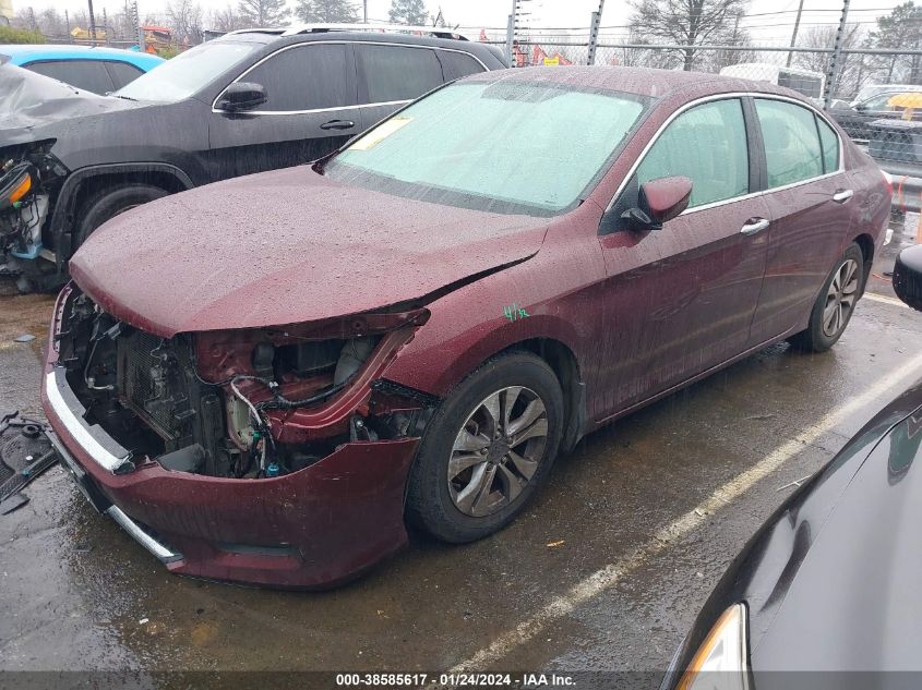 2014 HONDA ACCORD LX - 1HGCR2F37EA070128