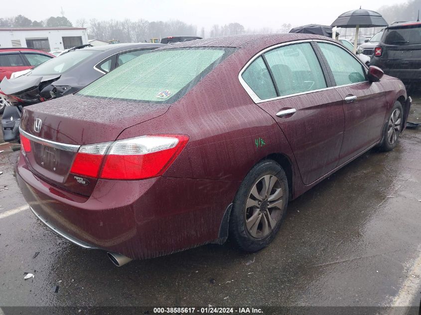 2014 HONDA ACCORD LX - 1HGCR2F37EA070128