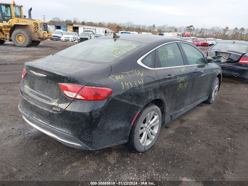 2017 CHRYSLER 200 LIMITED PLATINUM - 1C3CCCABXHN504824