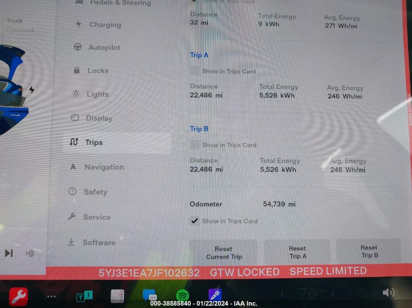 2018 TESLA MODEL 3 - 5YJ3E1EA7JF102632