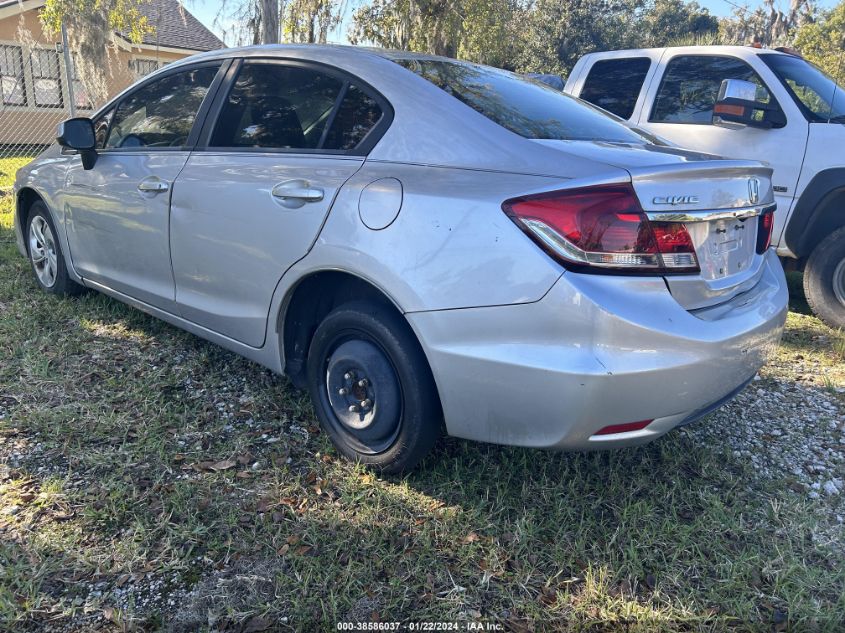 2013 HONDA CIVIC SDN 19XFB2F54DE063540