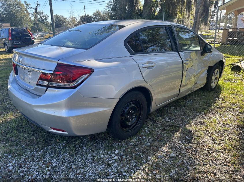 2013 HONDA CIVIC SDN 19XFB2F54DE063540