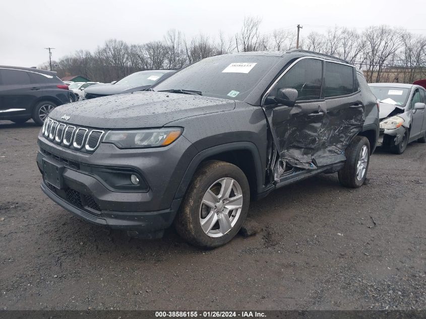 2022 JEEP COMPASS LATITUDE 4X4 - 3C4NJDBB3NT209168