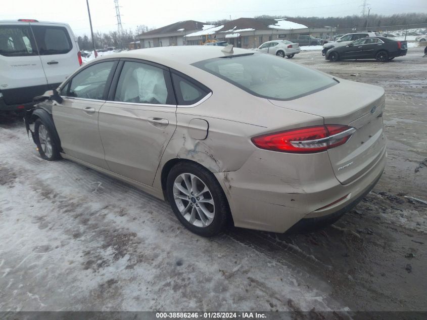 2019 FORD FUSION SE - 3FA6P0HDXKR248035