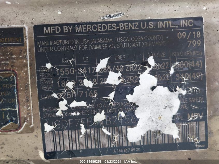 2019 MERCEDES-BENZ AMG GLS 63 4MATIC 4JGDF7FE8KB215673