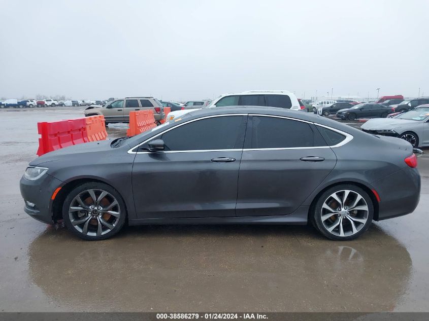 2015 CHRYSLER 200 C - 1C3CCCCGXFN526361