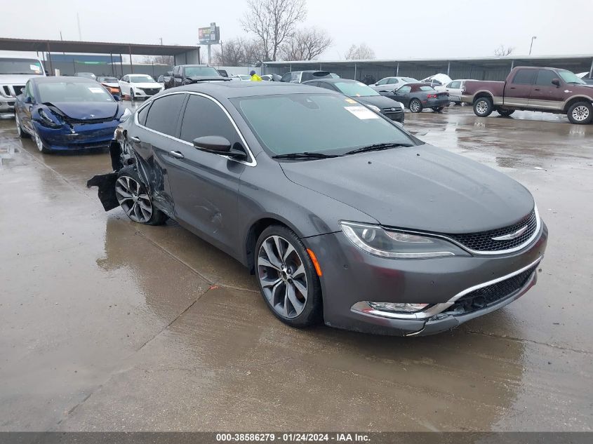 2015 CHRYSLER 200 C - 1C3CCCCGXFN526361