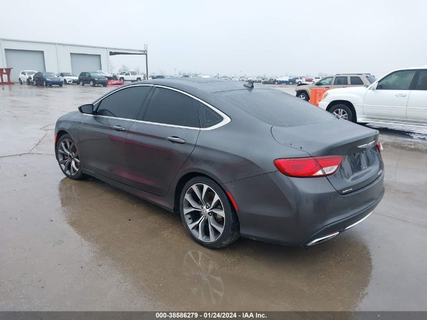 2015 CHRYSLER 200 C - 1C3CCCCGXFN526361