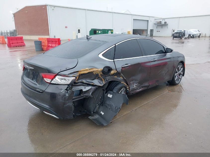 2015 CHRYSLER 200 C - 1C3CCCCGXFN526361