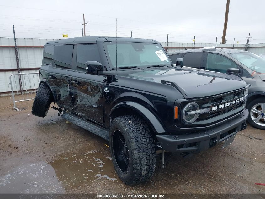 2022 FORD BRONCO BIG BEND/BLACK DIAMOND/OUTER BANKS/BADLANDS/WILDTRAK/EVERGLADES - 1FMEE5DPXNLB31661