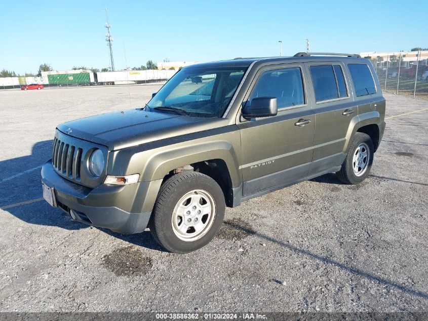 2015 JEEP PATRIOT SPORT - 1C4NJPBAXFD418634