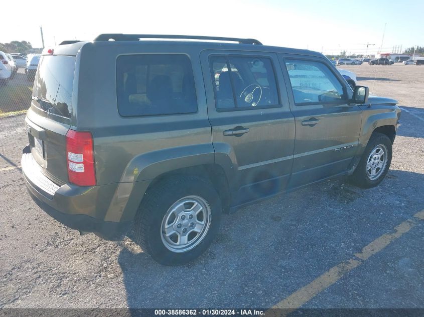 2015 JEEP PATRIOT SPORT - 1C4NJPBAXFD418634