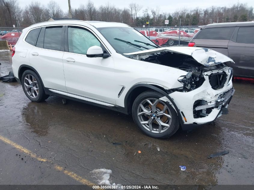 2021 BMW X3 XDRIVE30I - 5UXTY5C01M9E67137