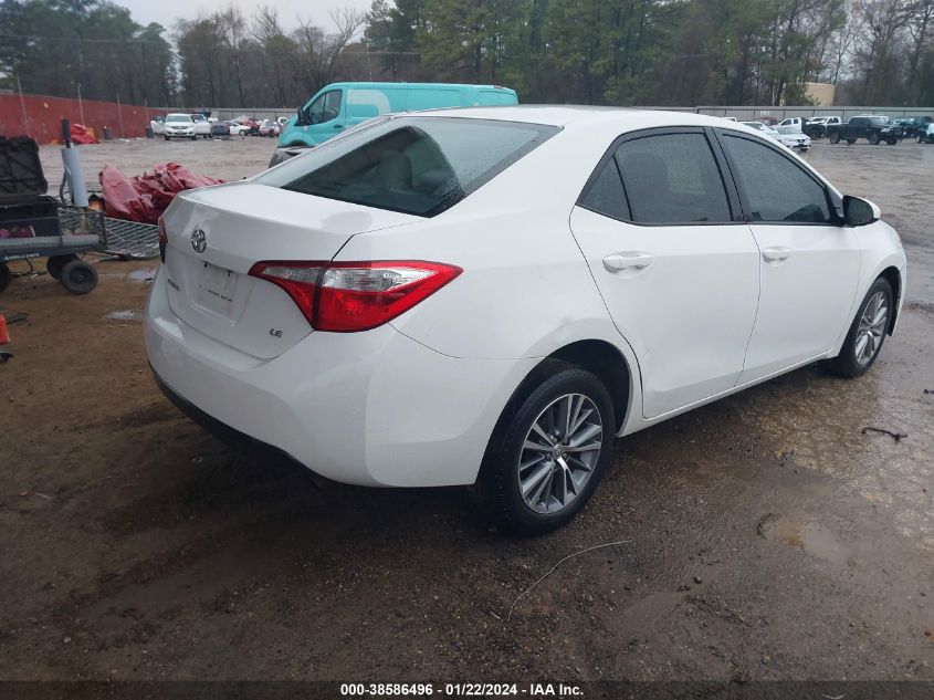2014 TOYOTA COROLLA LE PLUS - 5YFBURHE9EP050863