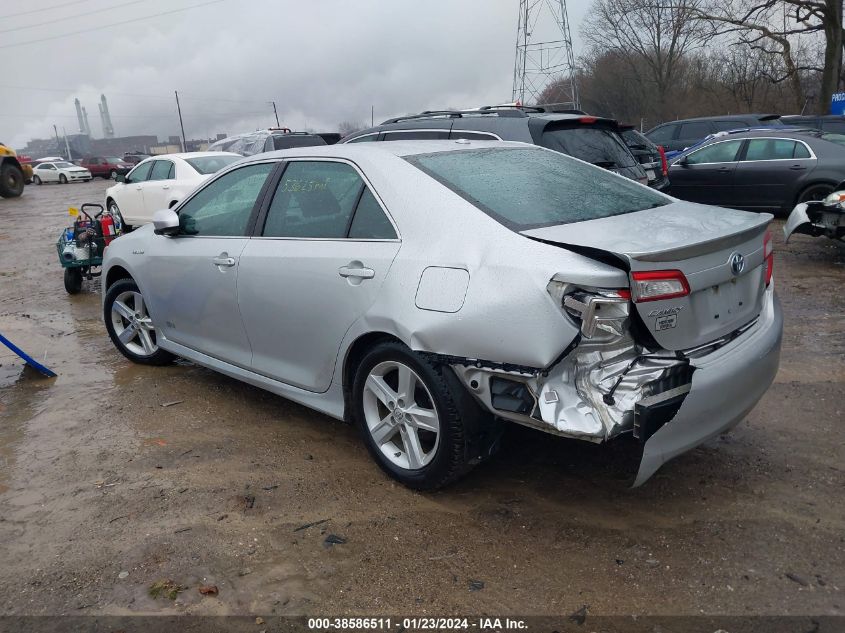 2014 TOYOTA CAMRY HYBRID HYBRID/LE/XLE - 4T1BD1FK3EU123881