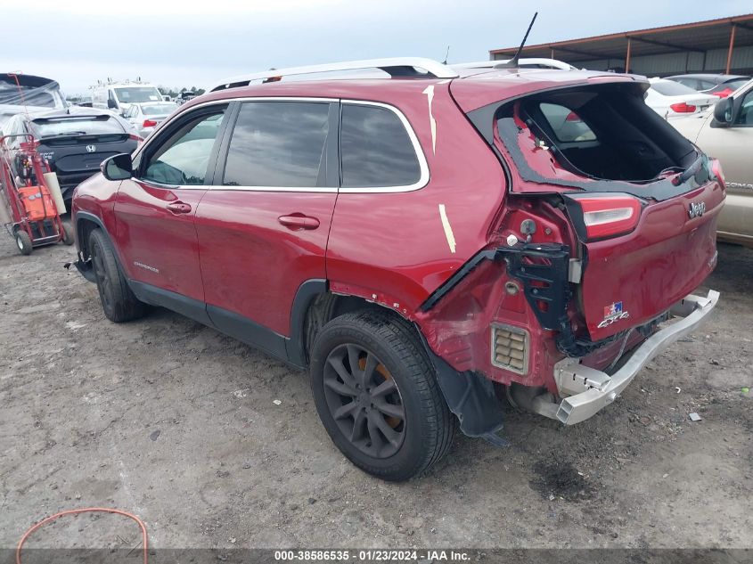 2015 JEEP CHEROKEE LIMITED - 1C4PJMDS0FW549167