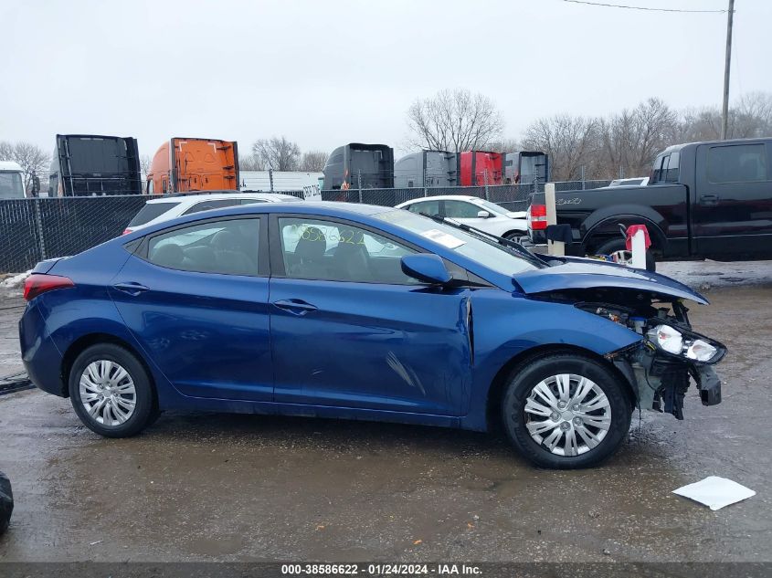 2016 HYUNDAI ELANTRA SE - 5NPDH4AE7GH793502
