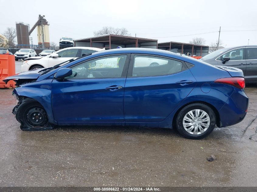 2016 HYUNDAI ELANTRA SE - 5NPDH4AE7GH793502