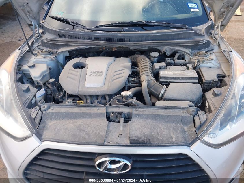 2013 HYUNDAI VELOSTER TURBO - KMHTC6AEXDU108315