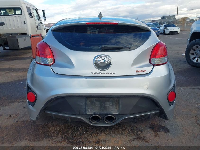 2013 HYUNDAI VELOSTER TURBO - KMHTC6AEXDU108315