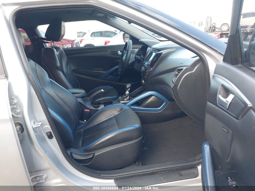2013 HYUNDAI VELOSTER TURBO - KMHTC6AEXDU108315