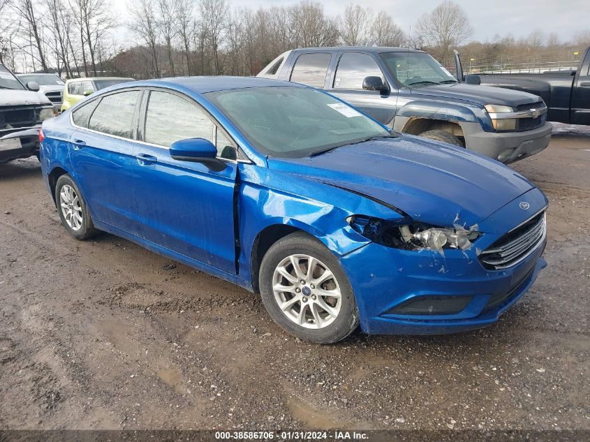 2017 FORD FUSION S - 3FA6P0G74HR107627