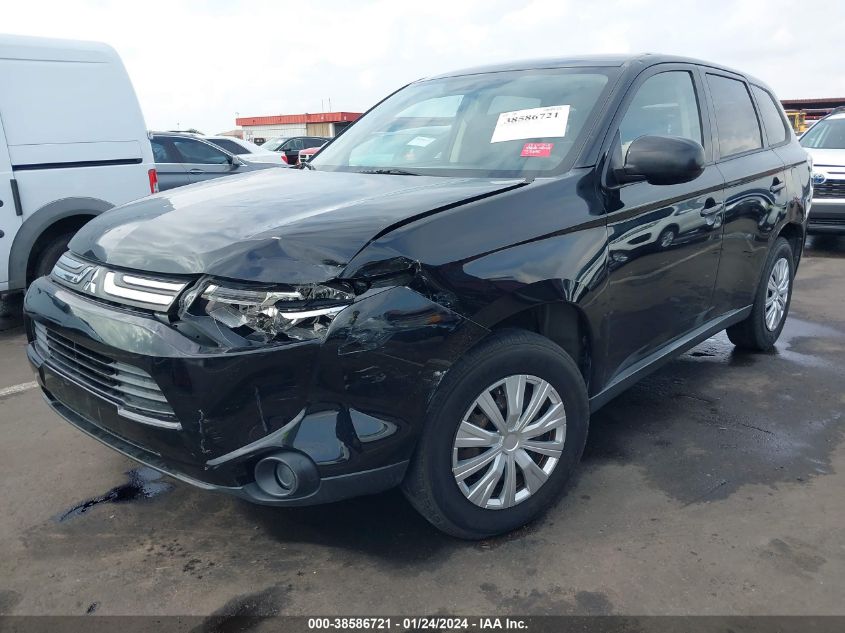 2014 MITSUBISHI OUTLANDER ES - JA4AD2A33EZ001637